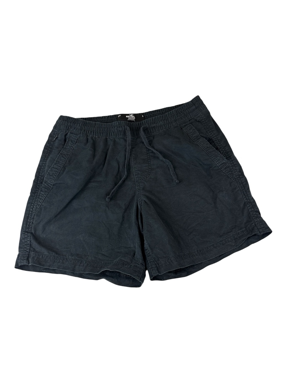 Hollister California Men's black Drawstring jogger Shorts epic flex S
